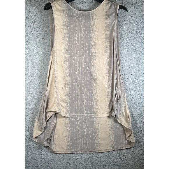 Lululemon Tank Top Women's 2 Salutation to savasana burn out Sleeveless Beige - Picture 2 of 7